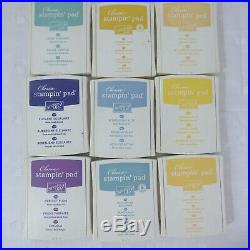 Stampin Up Classic Ink Stampin Pads Dye Stamps Refillable Retired Lot of 48