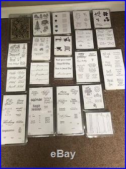 Stampin' Up Lot. 51 Sets. Over 300 stamps & 1 Punch