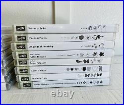 Stampin' Up Rubber Cling Stamp Sets Lot Of 25 Excellent Condition FREE SHIPPING