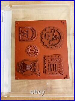 Stampin' Up Rubber Cling Stamp Sets Lot Of 25 Excellent Condition FREE SHIPPING