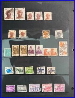 Stamps Collection South Asia India, Bangladesh, Pakistan 136 Stamps Used and MNH