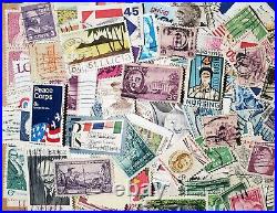 Stamps, Collection of U. S, Seasonal and Worldwide, Appx 5,400 Used & Mint Stamps