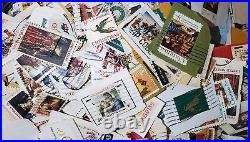 Stamps, Collection of U. S, Seasonal and Worldwide, Appx 5,400 Used & Mint Stamps