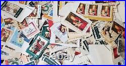 Stamps, Collection of U. S, Seasonal and Worldwide, Appx 5,400 Used & Mint Stamps