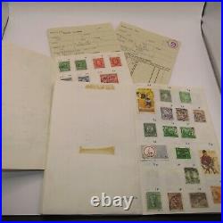 Stamps Great Britain US World etc Unsorted Album Loose & Cards JOB LOT 2