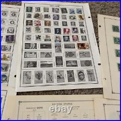 Stamps Lot On Album Page Famous People, National Parks, Short Sets & More #45