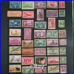 Stamps US Attic Treasure VERY RARE Used Lot 12 Page's + 3 BONUS Page's