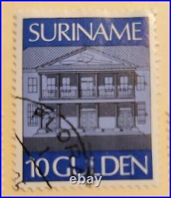 Suriname Definitives 10 Gulden 1975 SG#808a Used Stamps Lot of 95 Scott 440