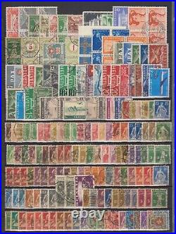 Switzerland 1880-1950 Collection On Stockpages 1100+ Stamps Mint/used+ High Cv$$