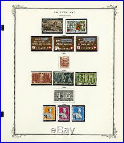 Switzerland Rather Complete 1900 to 1970s Mint & Used Stamp Collection