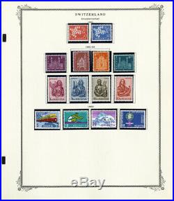 Switzerland Rather Complete 1900 to 1970s Mint & Used Stamp Collection