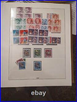 Switzerland Stamp collection In Handsome Lindner German Album. 1968 Forward. A++