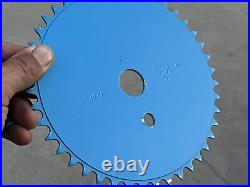 TUF NECK chainwheel BLUE. OLD SCHOOL BMX. Near Mint. With Package. Stamped. Used