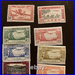 Togo Stamp Lot Mint, Used, Airmail, Sports, Olympics, 1968 Noel, Overprint Etc