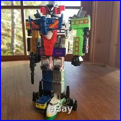 Train Robo Diaclone Transformers G1 Raiden figure combiner lot no stamps