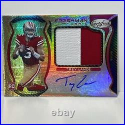 Trey Lance Rookie Patch Auto 129/149 SSP RPA 49ers 2021 Certified