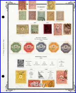 Turkey Loaded 1800s to 1940 Mint & Used Stamp Collection