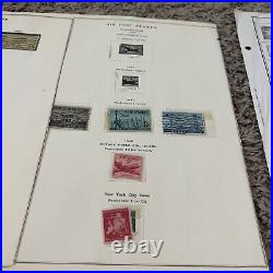 U. S. Airmail Stamps Lot On Album Pagesupu, Bicentennial, Trans-pacific #46