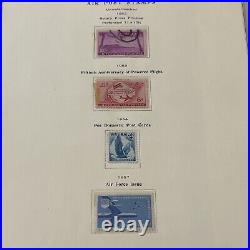 U. S. Mint Used Stamps Lot On Album Pages Blocks, Special Delivery, Airmail #41