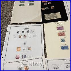 U. S. Mint Used Stamps Lot On Album Pages Blocks, Special Delivery, Airmail #41