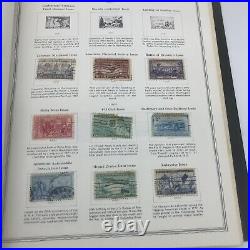 U. S. Minuteman Stamp Album With 608 Stamps Hinged Mostly Used Few Mint