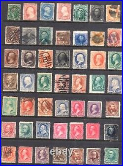 U. S. Sc. #15/843 1855-1939 Mint/used U. S. Collection Of 96 Diff-cat. $6,548.00