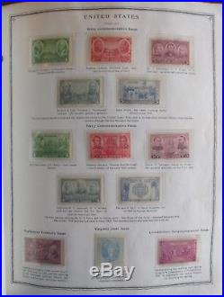 U. S. Stamp Album 1847-1987 With Mint About $125.00 Face Value Plus Used Stamps