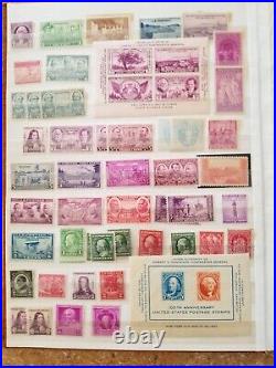 U. S. Stock Book Loaded Approx 1,950 MNH, MH, MNG, Used Oldies, BOB