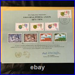 UN United Nations Souvenir Cards Lot of 314 Mint and FDC 1972 thru 1990
