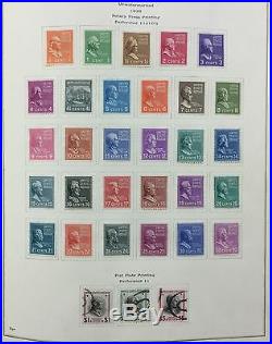 UNITED STATES collection 1847-1956, National album Mint/Used cv over $16052