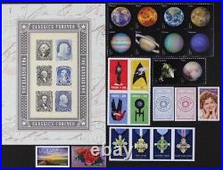 US 2016 Commemorative Year Set 141 stamps including Mail Use, Mint NH, see scans