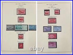 US Airmail Stamp Collection From 1918-1983, F/VF, MH & MNH on pages