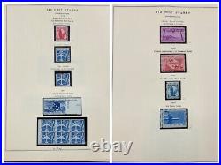US Airmail Stamp Collection From 1918-1983, F/VF, MH & MNH on pages