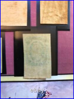US CSA Confederate States Postage Stamp Lot 5 Different, #7, #8, #9, #11 & #13