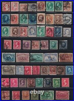 US Collection, 330 Different Stamps From Scott #26 Through #770a MNH, Mint, Used