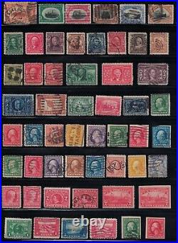 US Collection, 330 Different Stamps From Scott #26 Through #770a MNH, Mint, Used