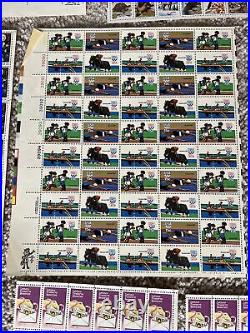 US Different Used & Unused Stamp Lot Collection Several Hundred From Estate