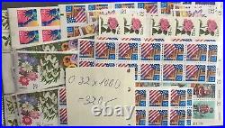 US Mint Postage Stamps 1000 x 32 cents the NEW First Class Rate FREE SHIPPING