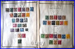 US Mint and Used Stamp Collection Hinged on Pages