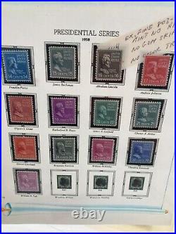 US Never Hinged 1930s 40s Stamp Collector Lot Presidential Variety Presidents