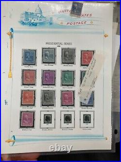 US Never Hinged 1930s 40s Stamp Collector Lot Presidential Variety Presidents