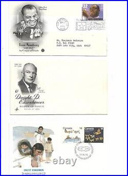 US Postage First Day Covers Lot of OVER 80 in Album