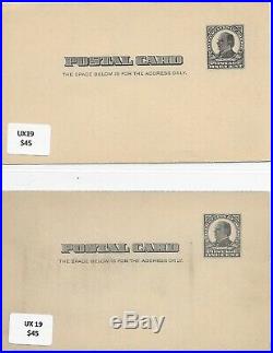 US Postal Postcards UX 1, UYs & more Lot +450 Rare Antique Mint & Used Sv +$1930