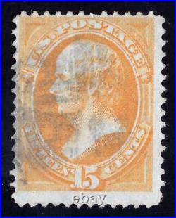 US Scott 141 Used 15c orange Webster Lot Y572 bhmstamps