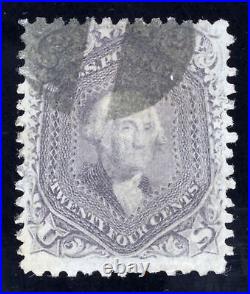 US Scott 99 Used 24c grey lilac George Washington Lot Y567 bhmstamps