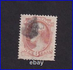 US Stamp 1875 Lincoln Used VG/F SC#170 Perf 12 Hard paper very RARE Lot 361