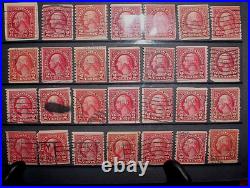 US Washington Coil Stamp Lot of 55 Used Stamps