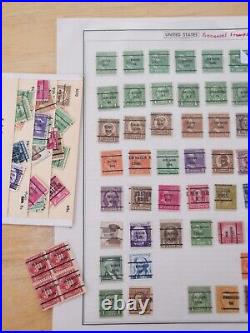 US postage stamp collection lot, stamp related, album pre 1900 to 1970's