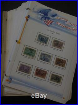 USA Old Time Mint & Used collection on album pages between 1893-1946. Better