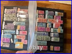 USA STAMPS STOCKBOOK MINT AND USED vintage LEAVES packed